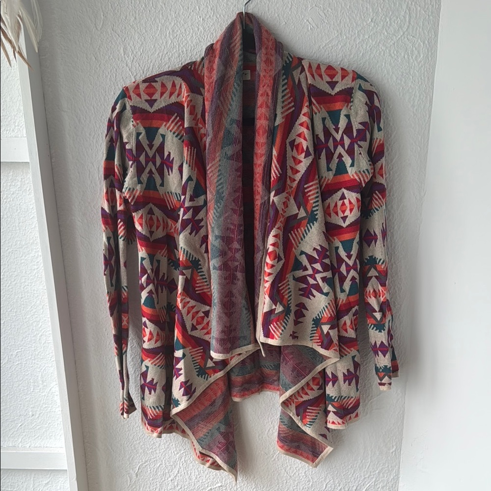 Women's Multicolor Geometric Sweater